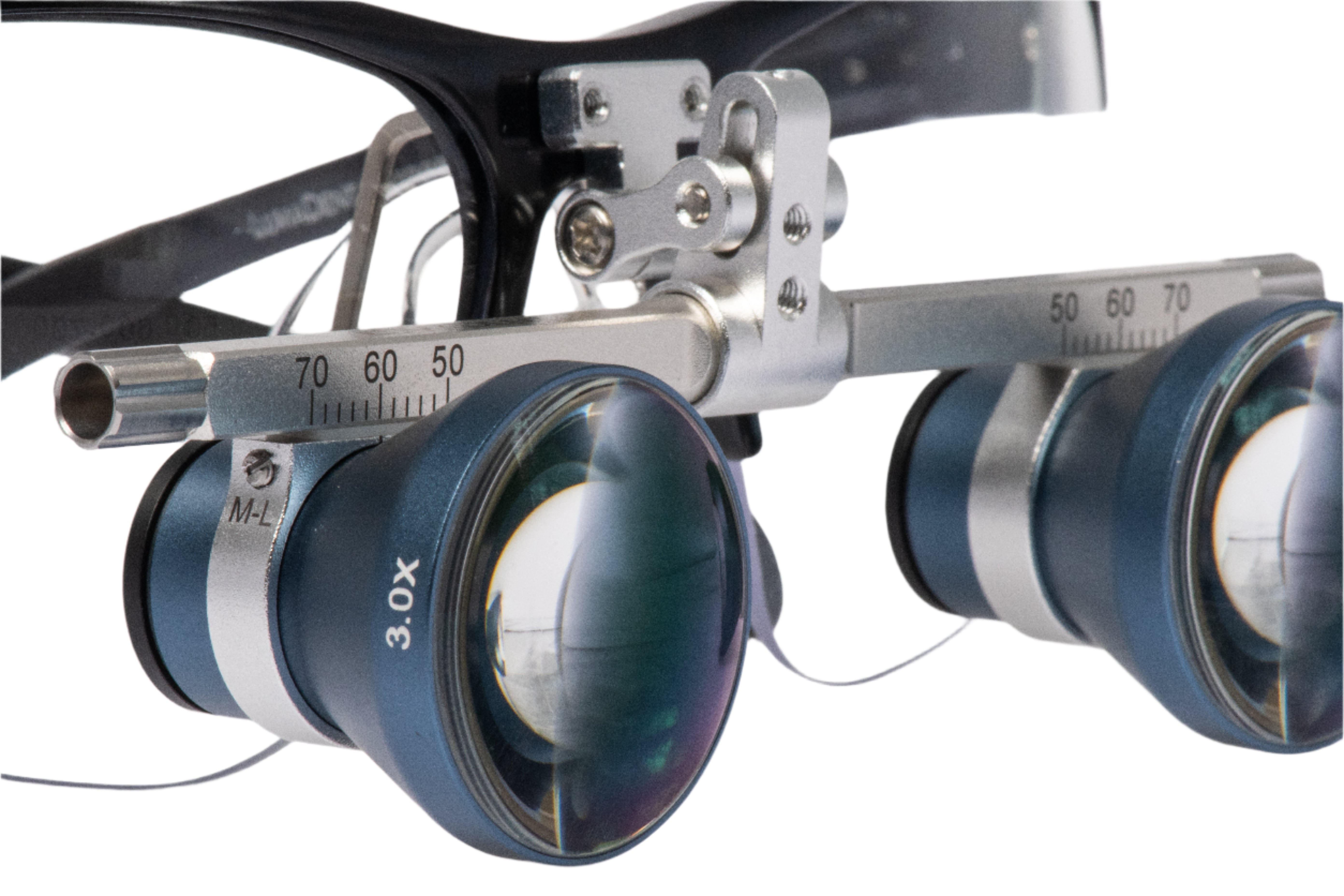 Image displaying declination angle of the galilean vario 2 loupes.