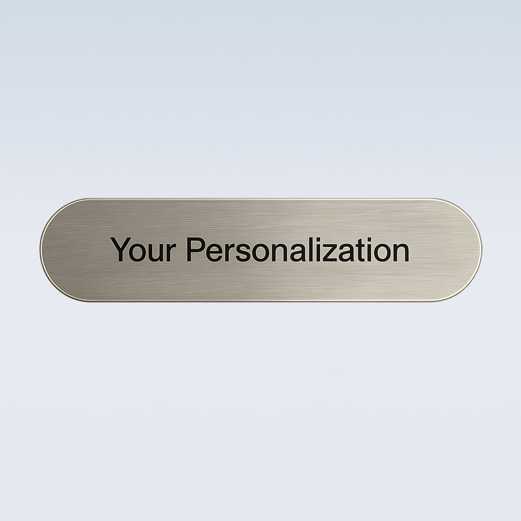 Personalized Name Plate - Stainless Steel