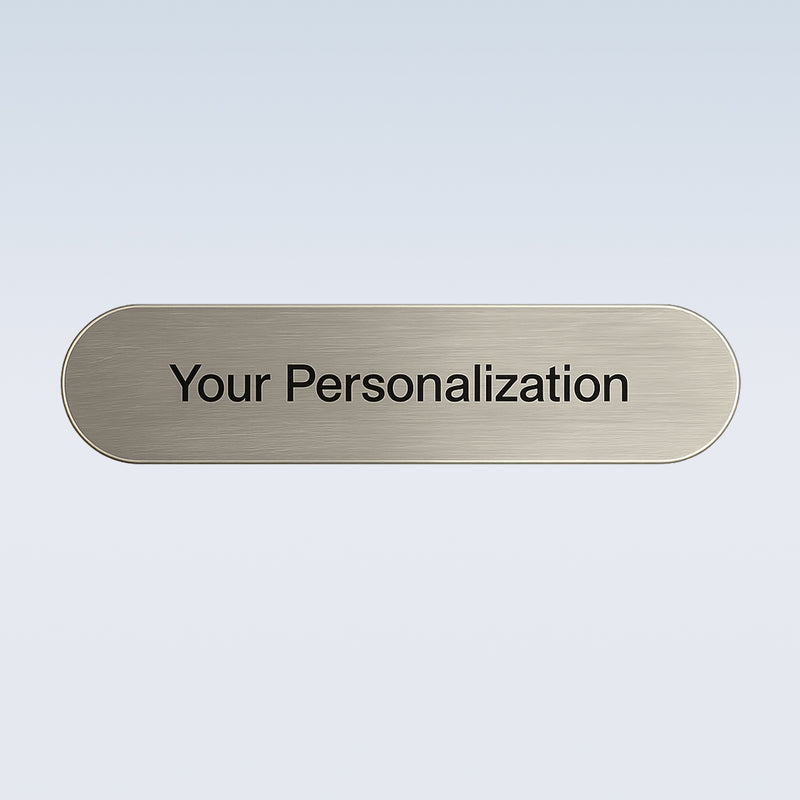 Personalized Name Plate - Stainless Steel