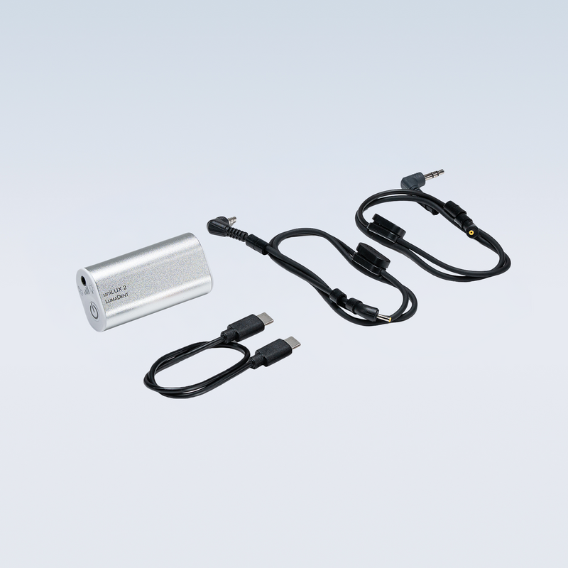 NEW uniLUX2 Battery + USB-C Charge Cable + Control Cables